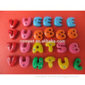 8mm Zinc Alloy Colorful Painting Slide Letters with one Rhinestone